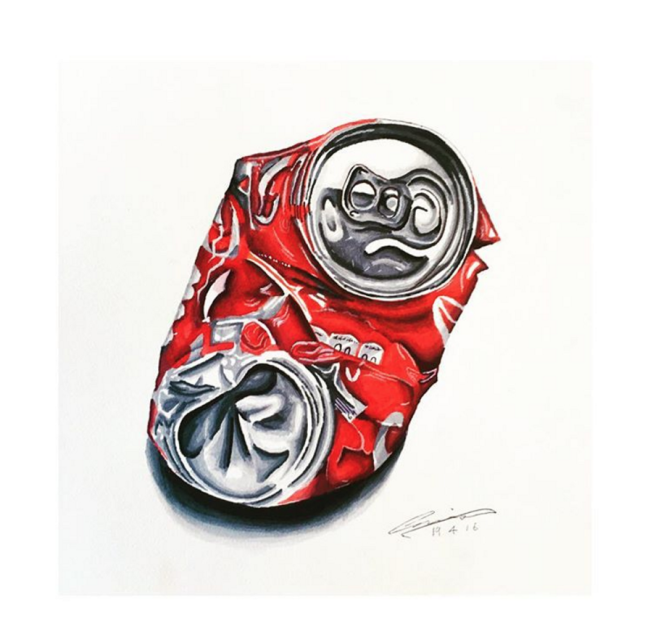 Crushed Coke Can (Original)